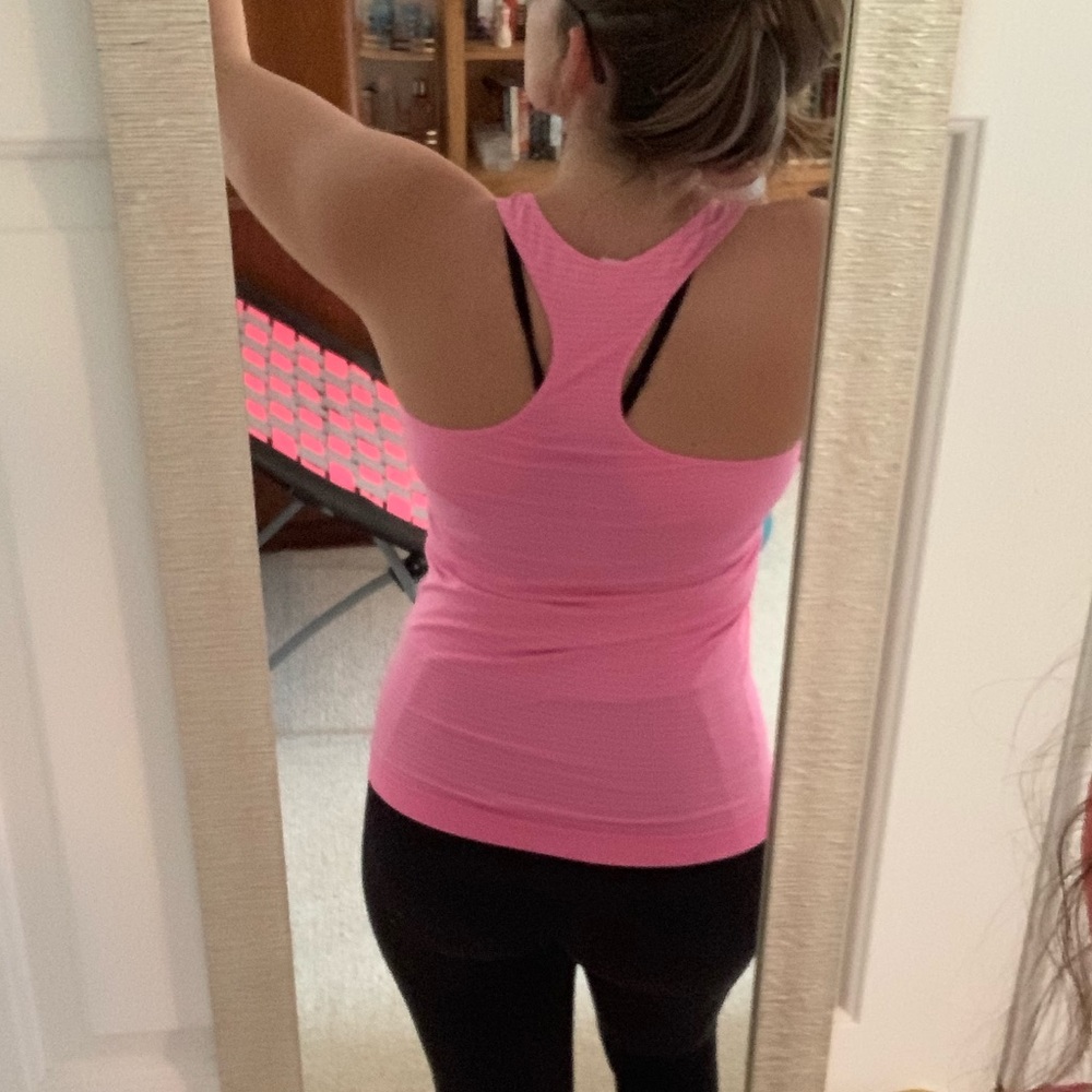 Under Armour Pink Racerback Tank Top - Picture 4 of 4